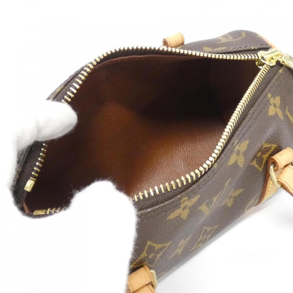 Louis Vuitton Marron Coated Canvas Handbag