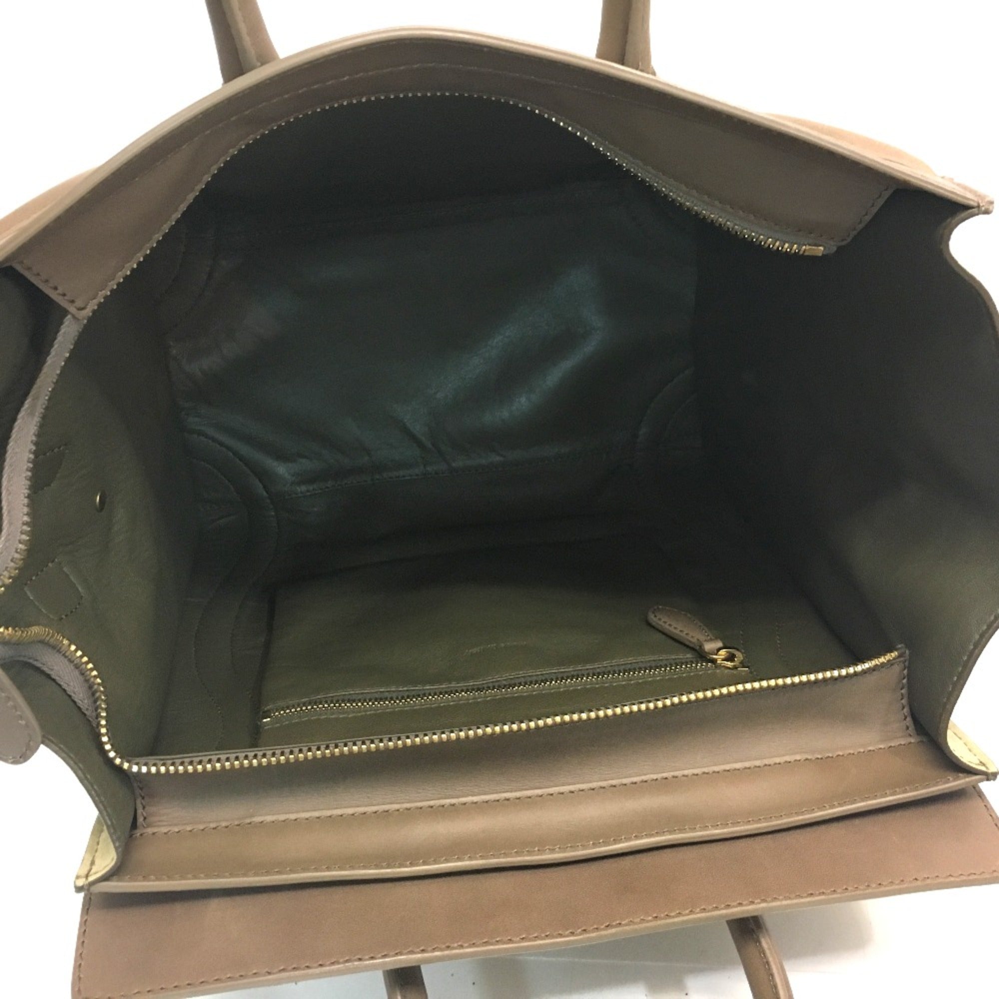 Celine Gray Leather Handbag