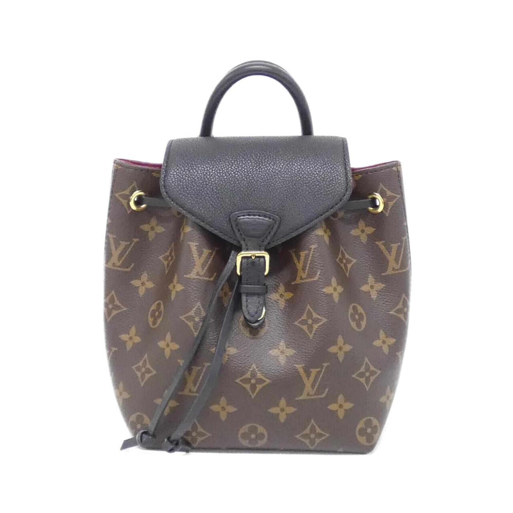 Louis Vuitton Brown Coated Canvas Backpack