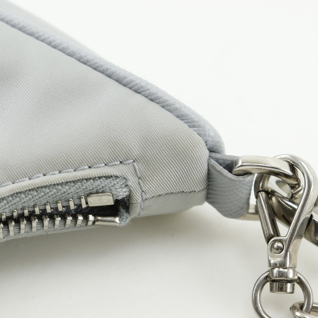 Prada Gray Nylon Shoulder Bag
