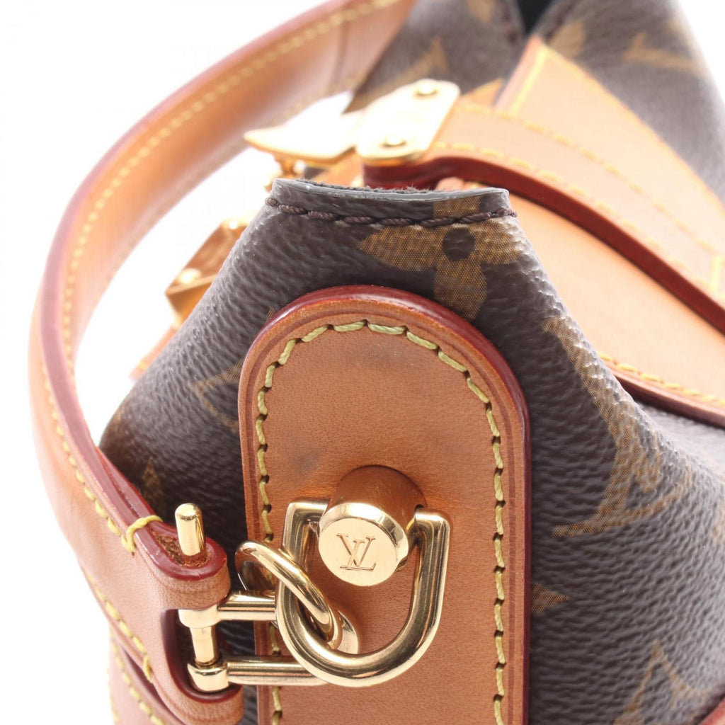 Louis Vuitton Brown Monogram Coated Canvas Leather Handbag