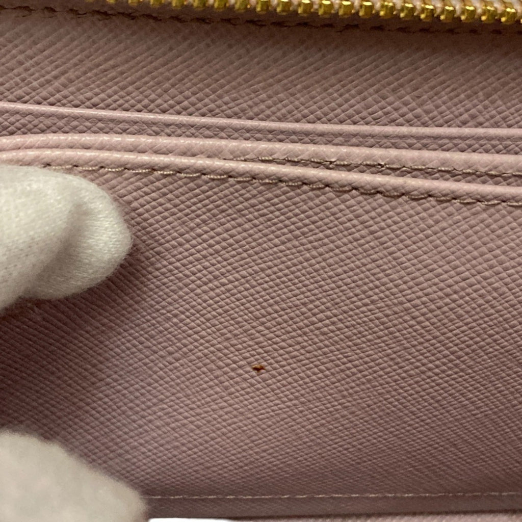 Prada Pink Saffiano Long Wallet (Bi-Fold)