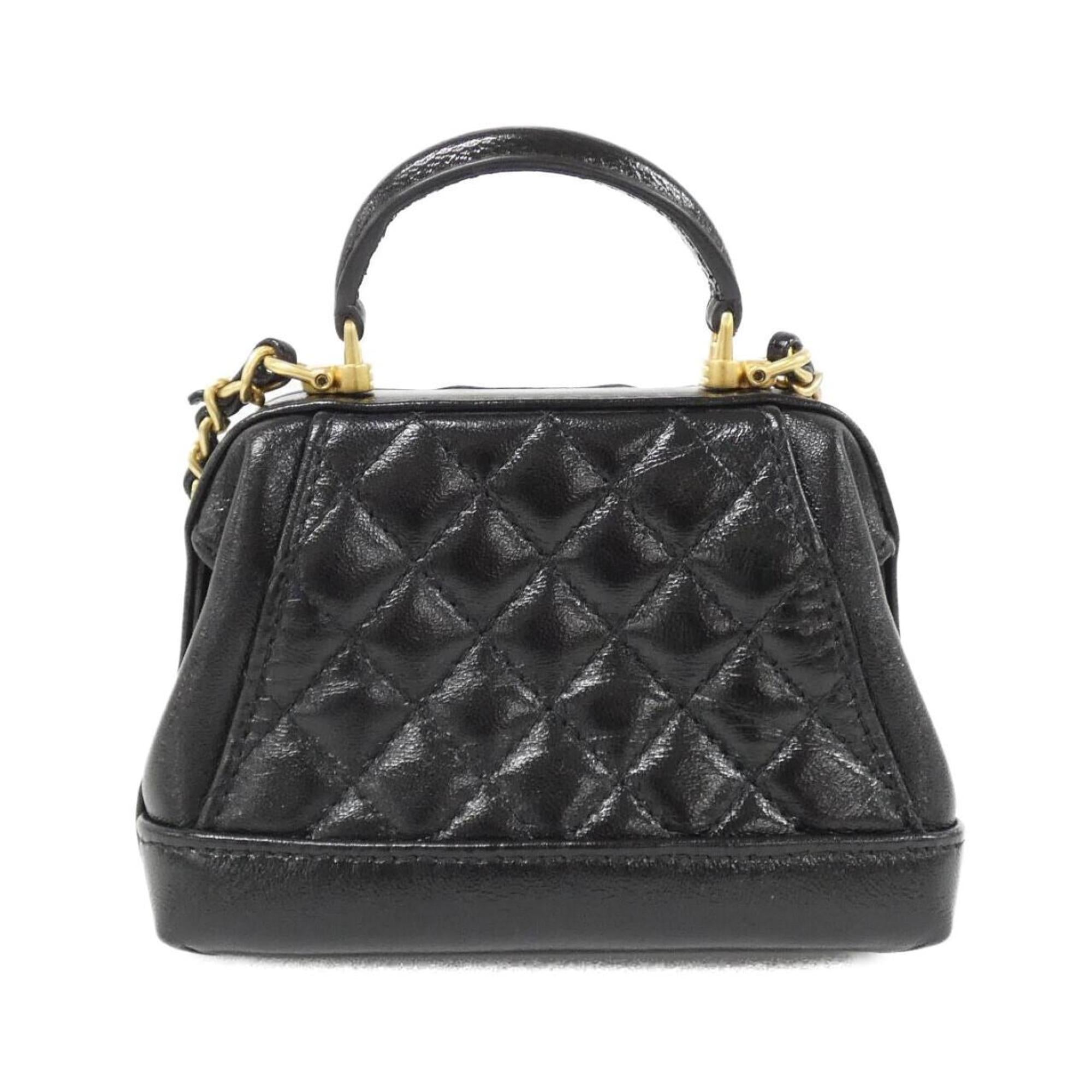 Chanel Black Leather Shoulder Bag