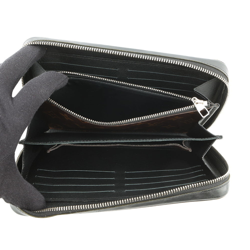Louis Vuitton Monogram Macassar Noir Monogram Coin Purse/Coin Case