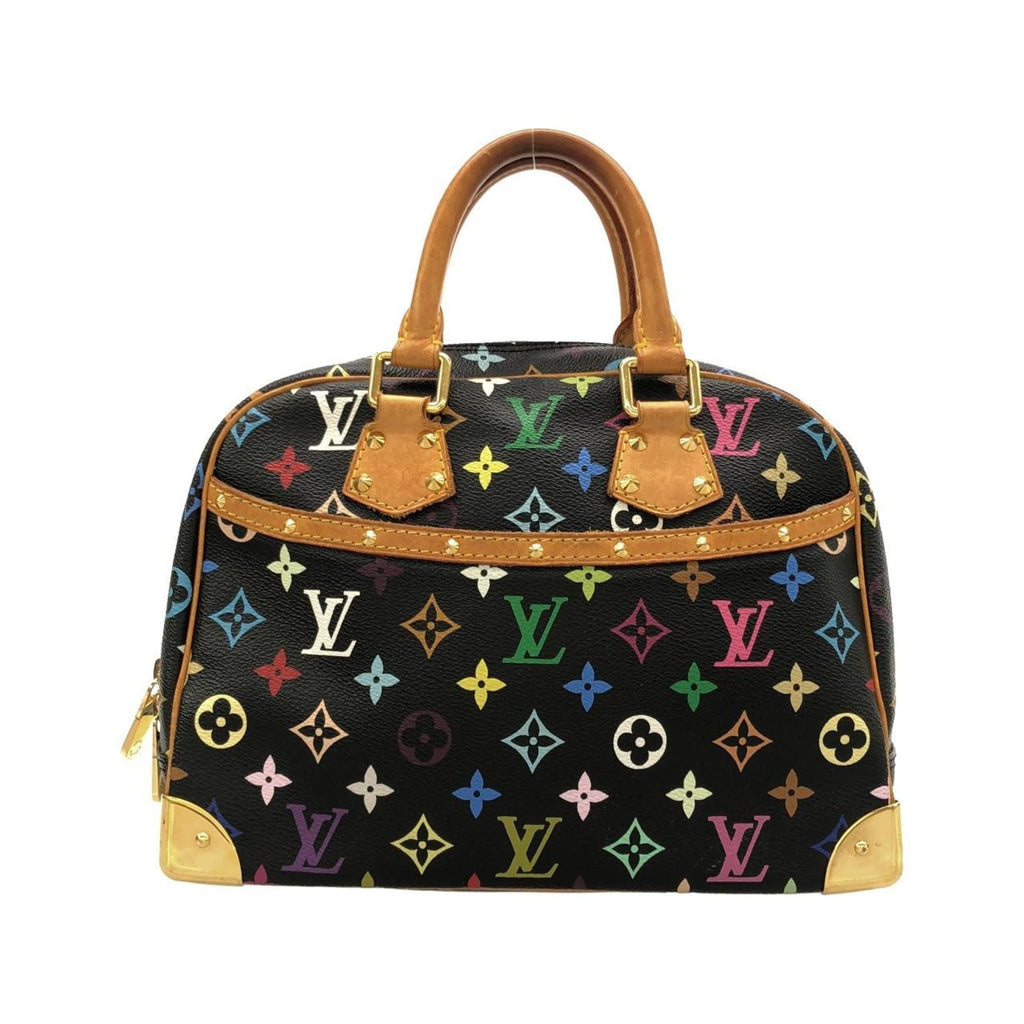 Louis Vuitton Black Coated Canvas Handbag