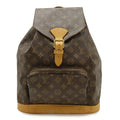 Louis Vuitton Brown Monogram Monogram Pvc Coated Canvas Backpack Shoulder Bag