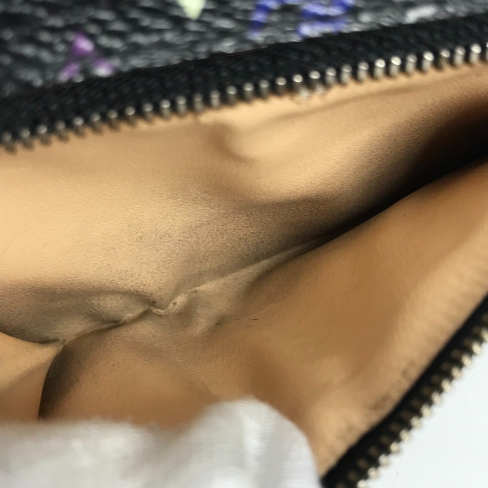 Louis Vuitton Black Monogram Multicolore Bill Wallet (Tri-Fold)