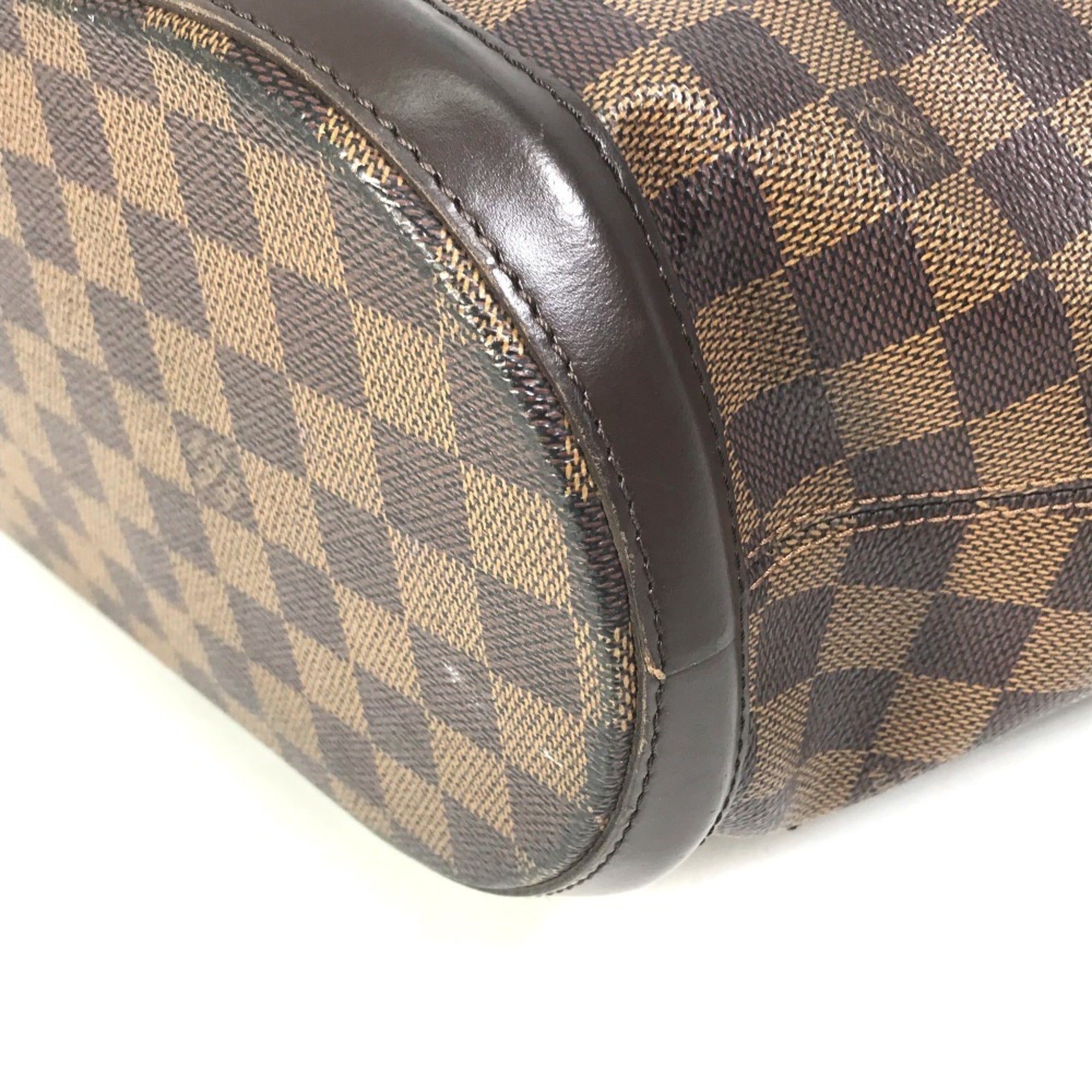 Louis Vuitton Damier Brown Ebene Damier Canvas Shoulder Bag Tote Bag
