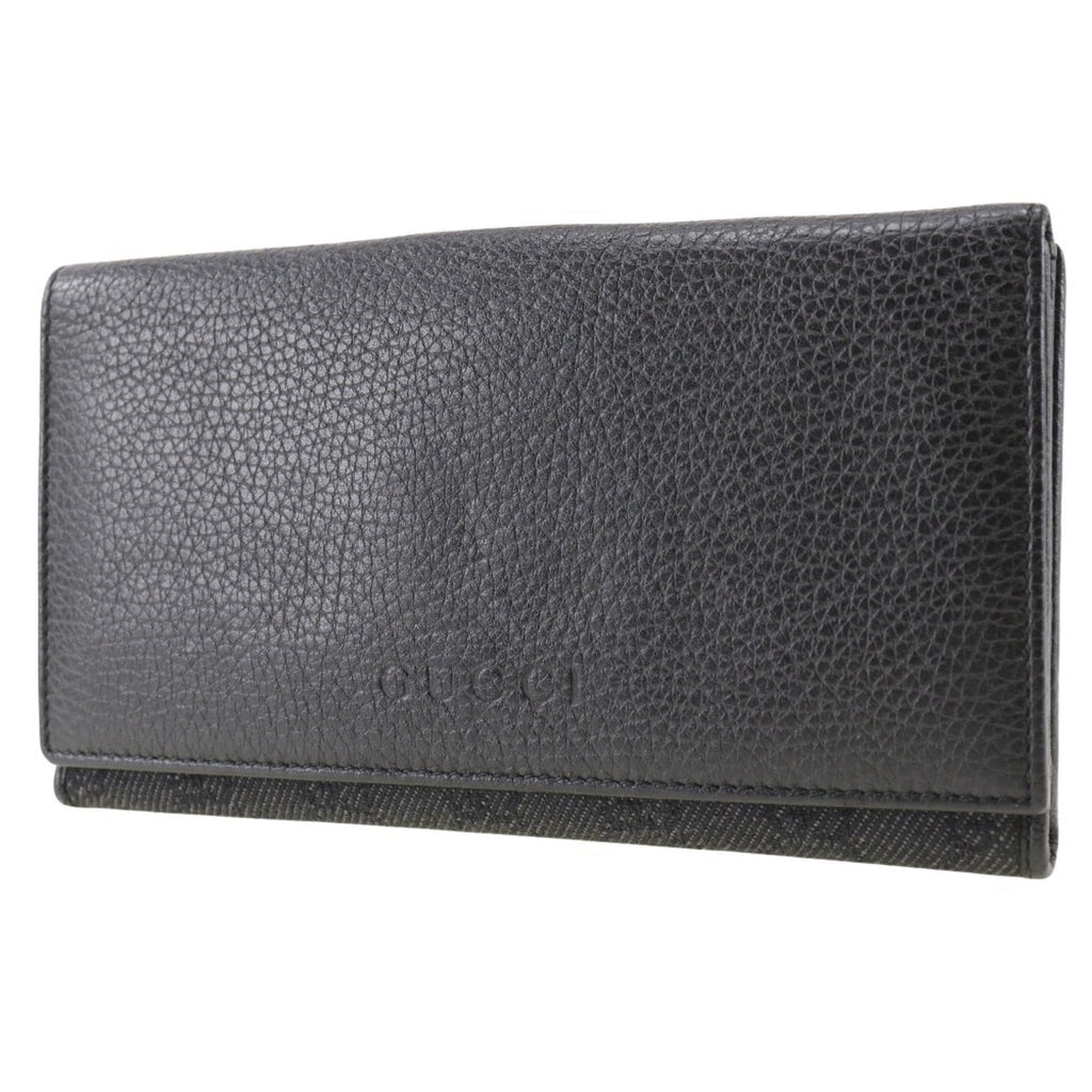 Gucci Leather Long Wallet (Bi-Fold) (Pre-Owned)