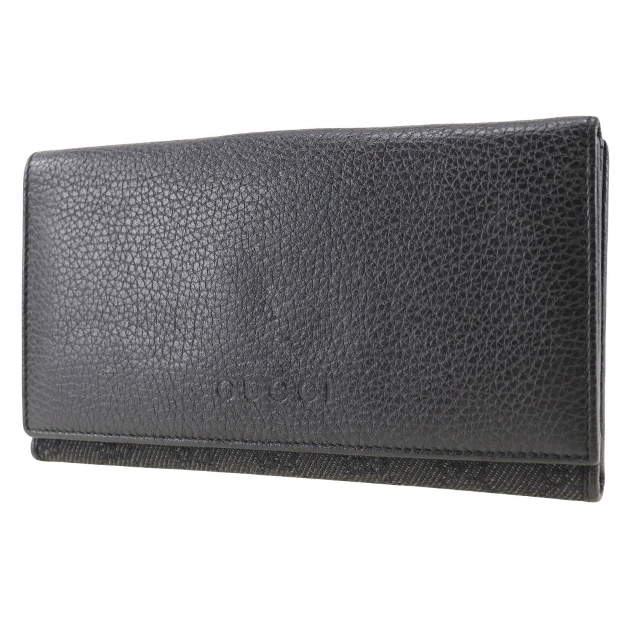 Gucci Leather Long Wallet (Bi-Fold) (Pre-Owned)