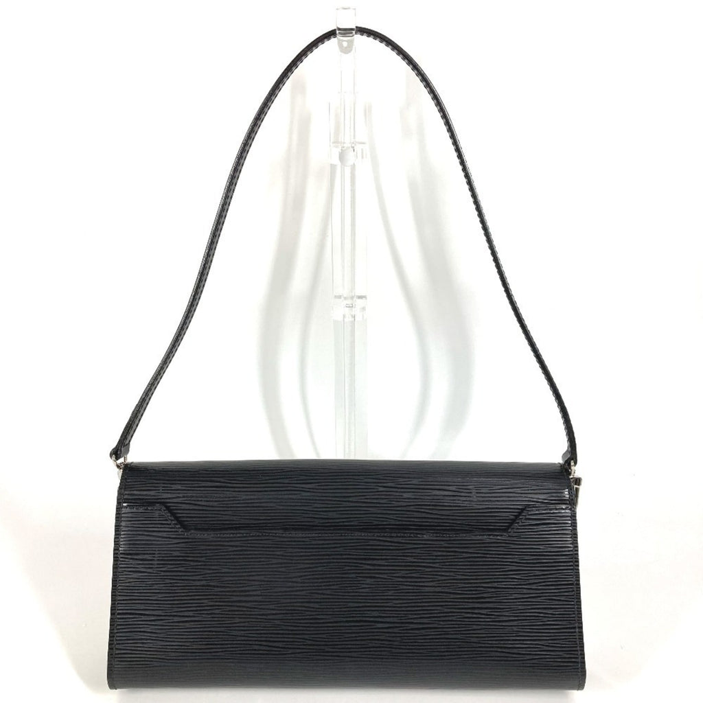 Louis Vuitton Epi Black Noir Epi Leather Clutch Bag Pochette Shoulder Bag