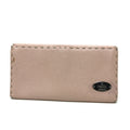 Fendi Pink Leather Long Wallet (Bi-Fold)