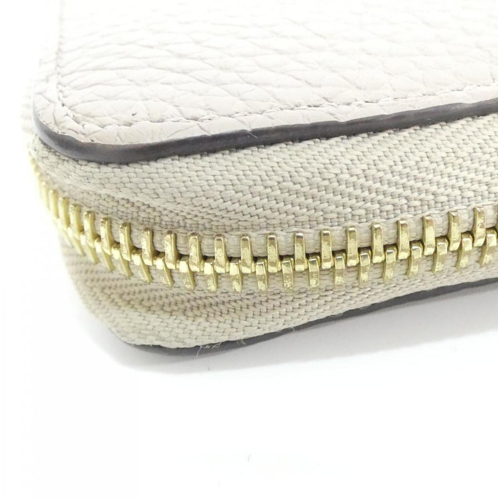 Louis Vuitton Beige Leather Long Wallet