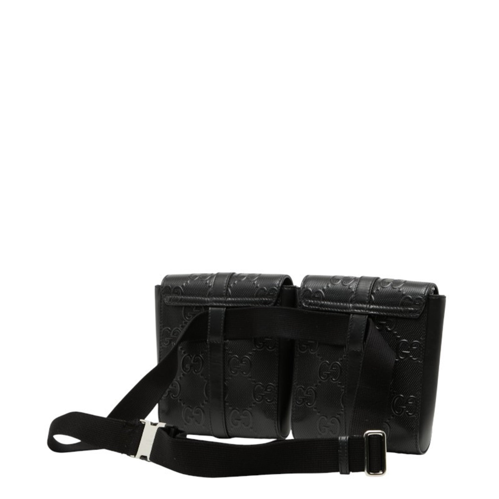 Gucci Black Leather Fanny Pack (Pre-Owned)