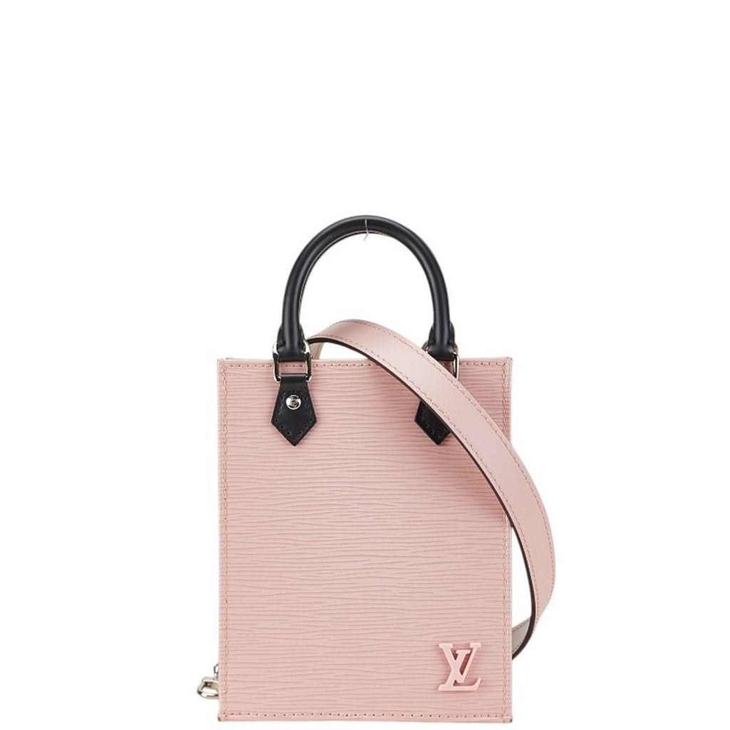 Louis Vuitton Rose Ballerine Leather Handbag Shoulder Bag