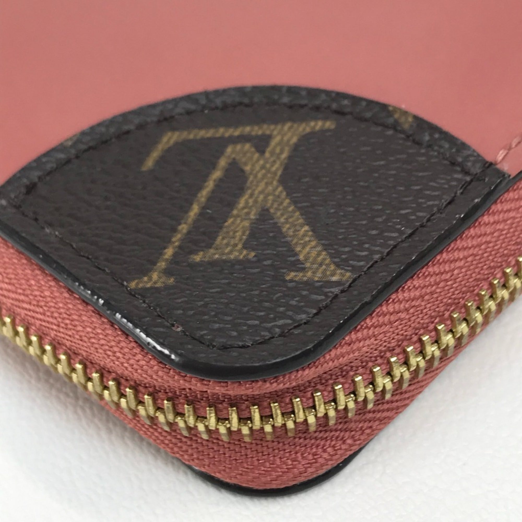 Louis Vuitton Monogram Monogram Pink Beige Monogram Patent Leather Long Wallet