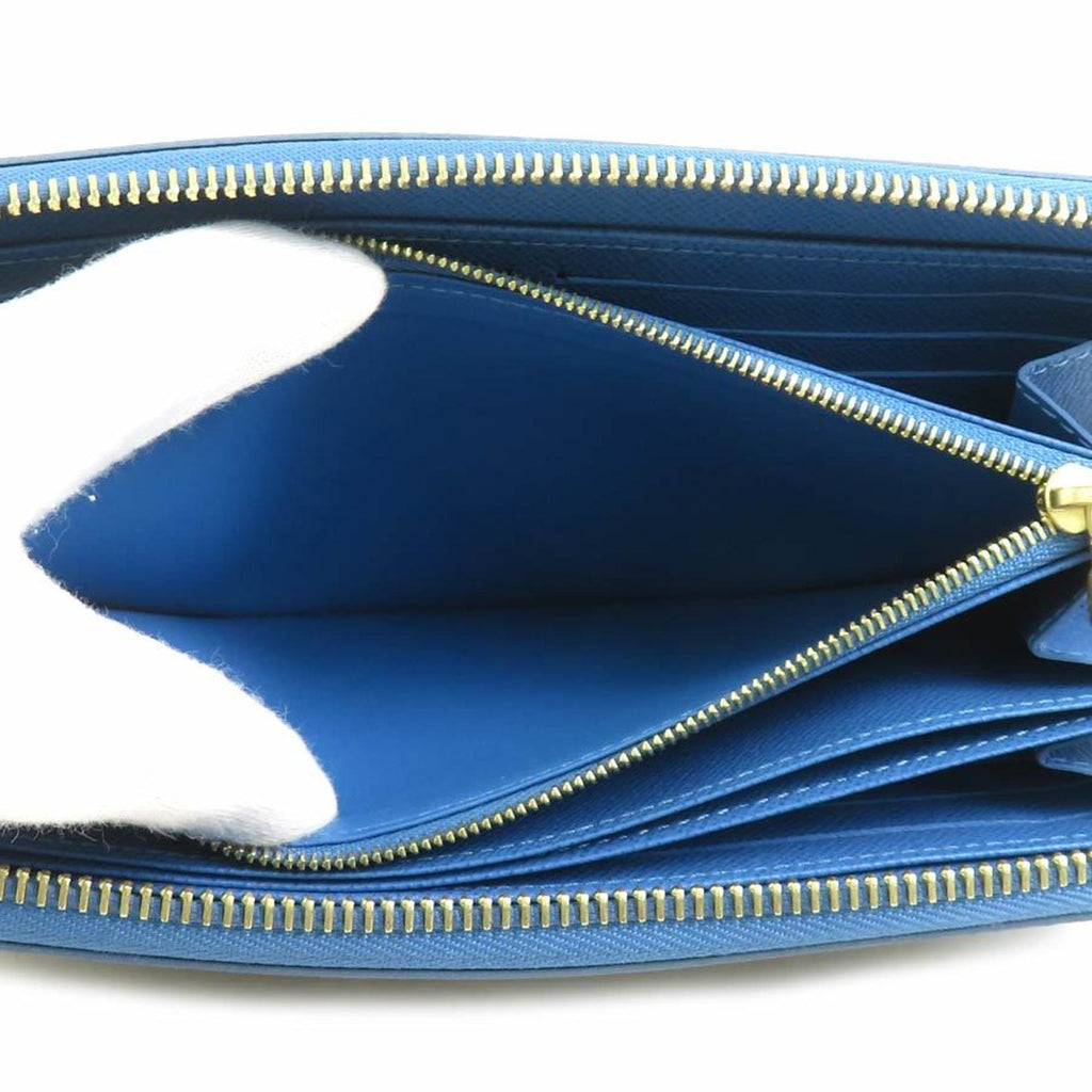 Louis Vuitton Blue Jean Monogram Monogram Long Wallet