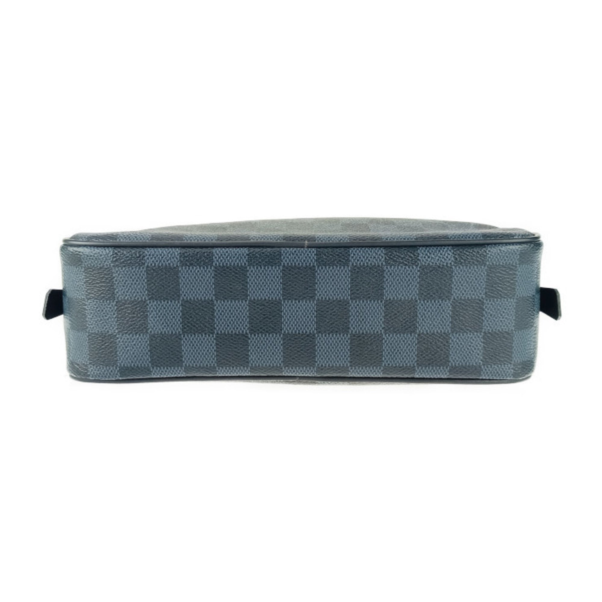 Louis Vuitton Damier Cobalt Navy Canvas Clutch Bag Pouch