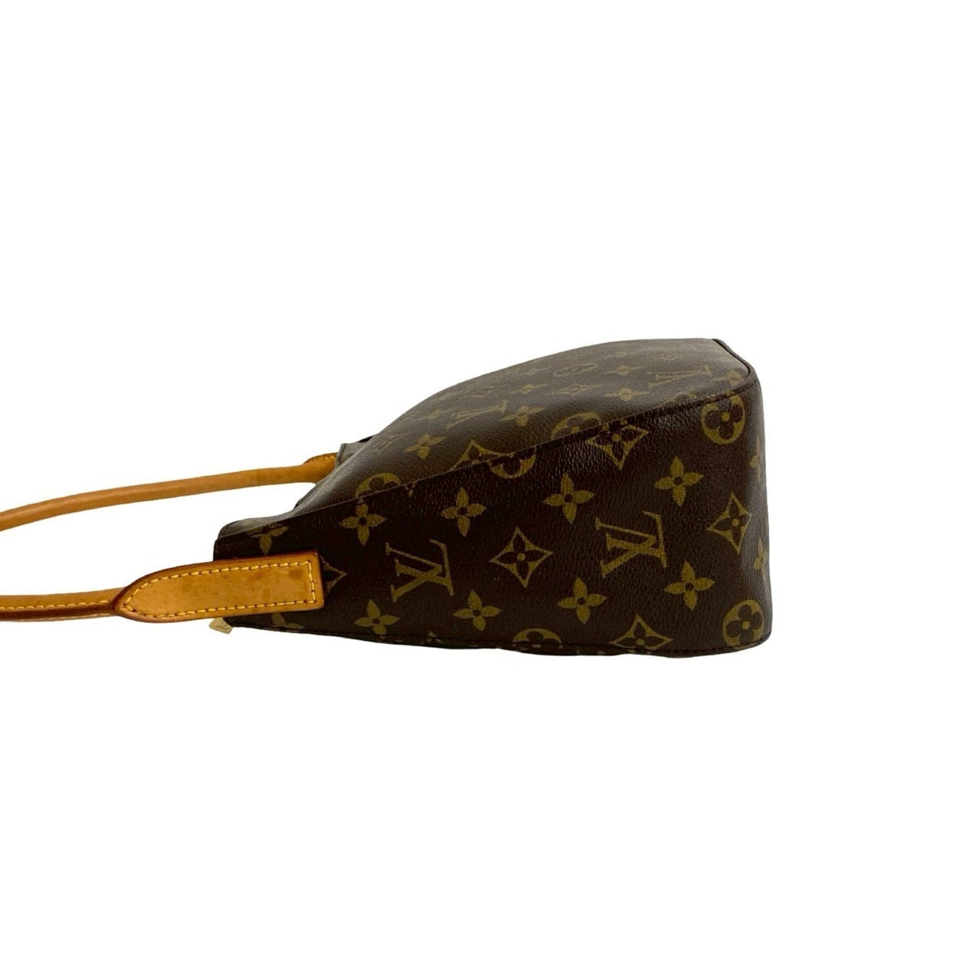 Louis Vuitton Brown Leather Shoulder Bag