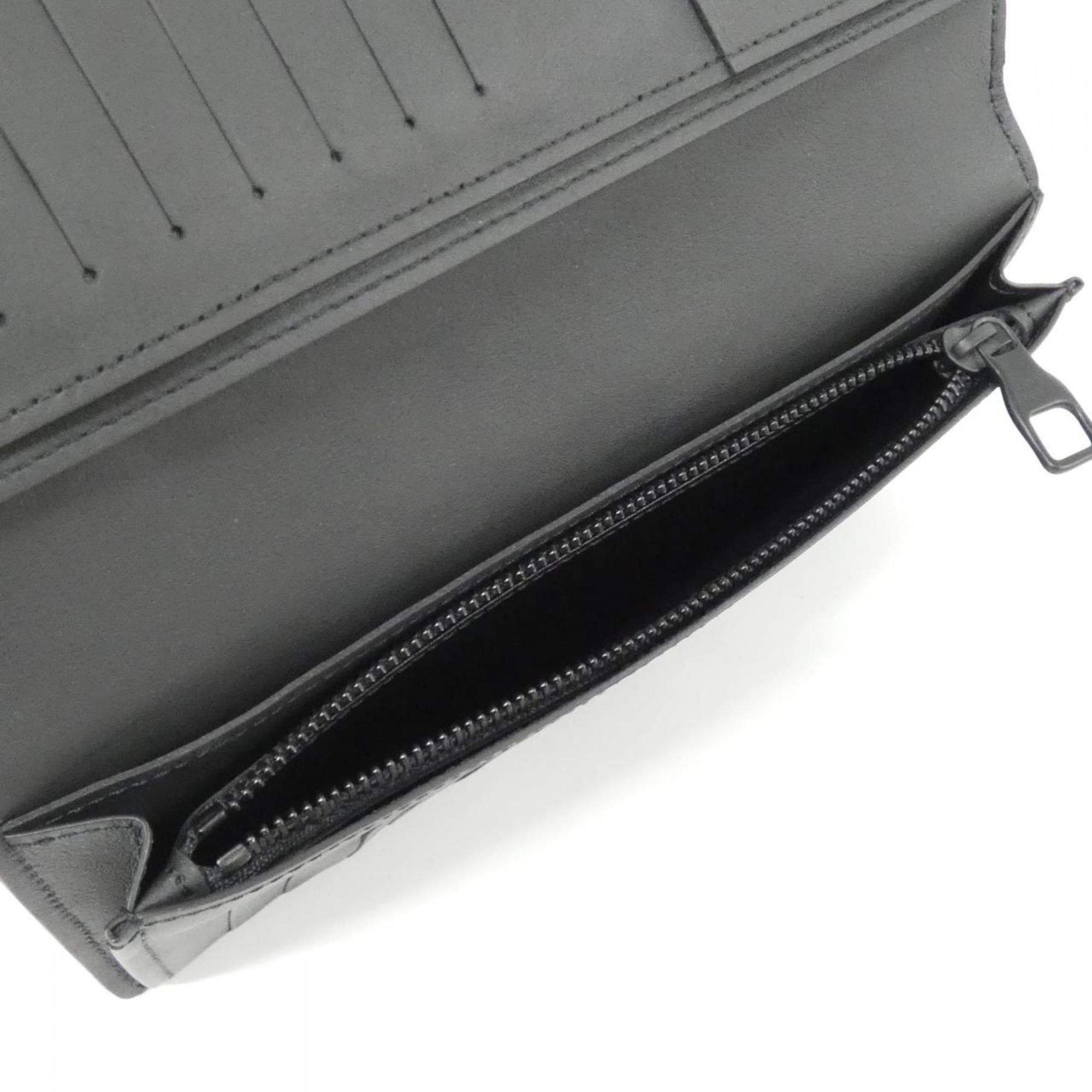 Louis Vuitton Taurillon Black Leather Long Wallet