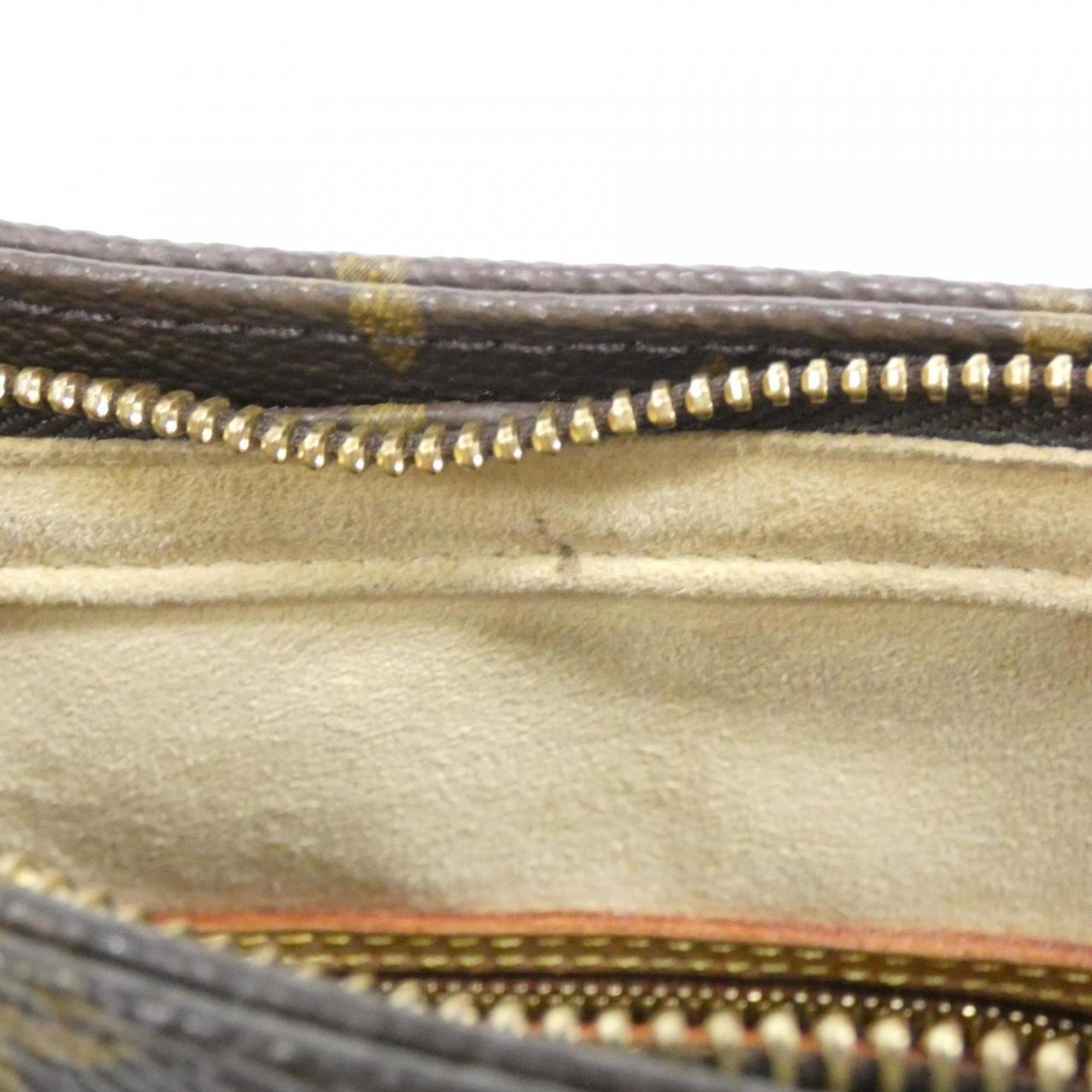 Louis Vuitton Marron Coated Canvas Shoulder Bag