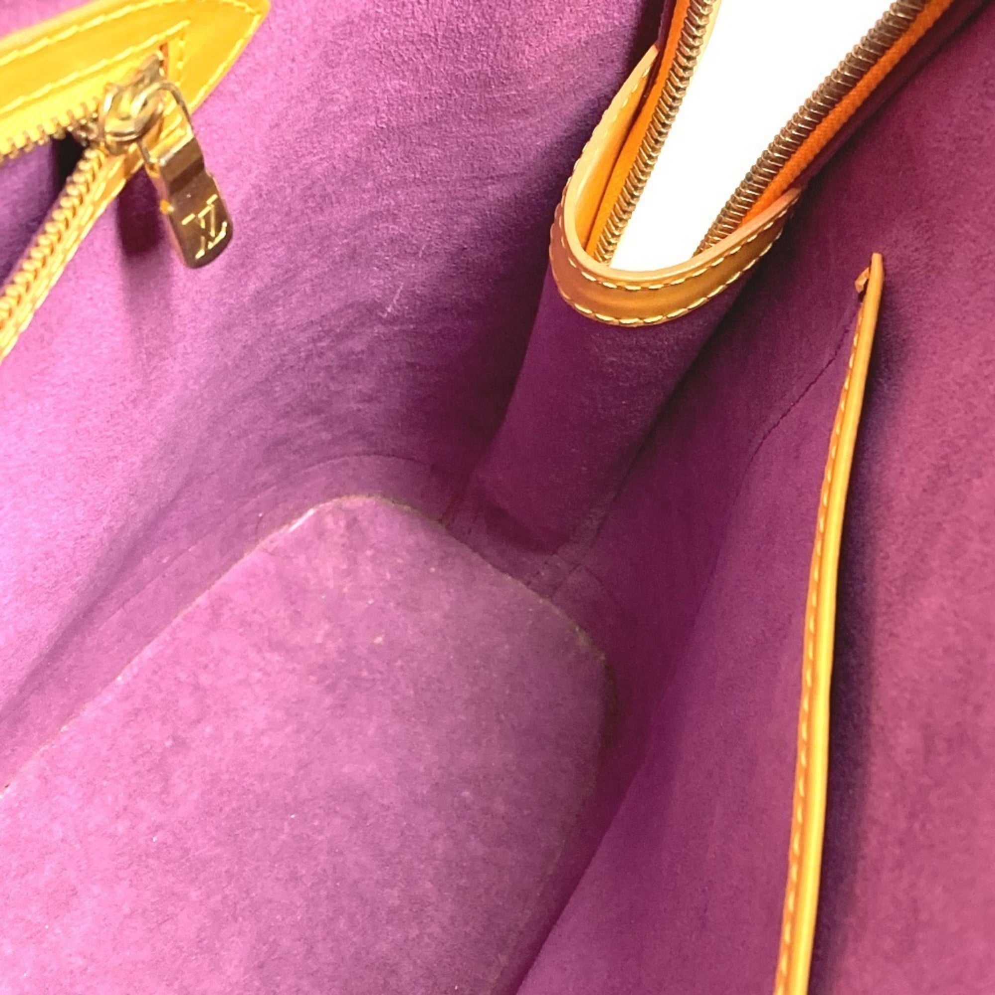 Louis Vuitton Epi Yellow Epi Leather Shoulder Bag Tote Bag