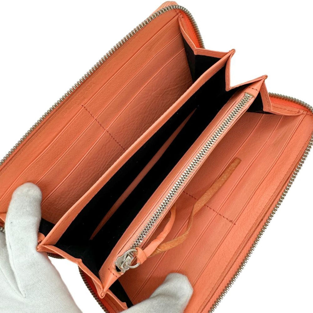 Balenciaga Pink Leather Coin Purse/Coin Case
