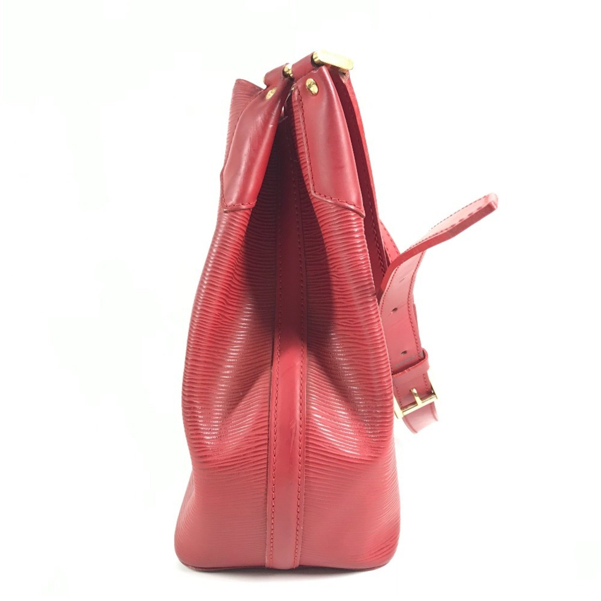 Louis Vuitton Red Color Epi Leather Shoulder Bag
