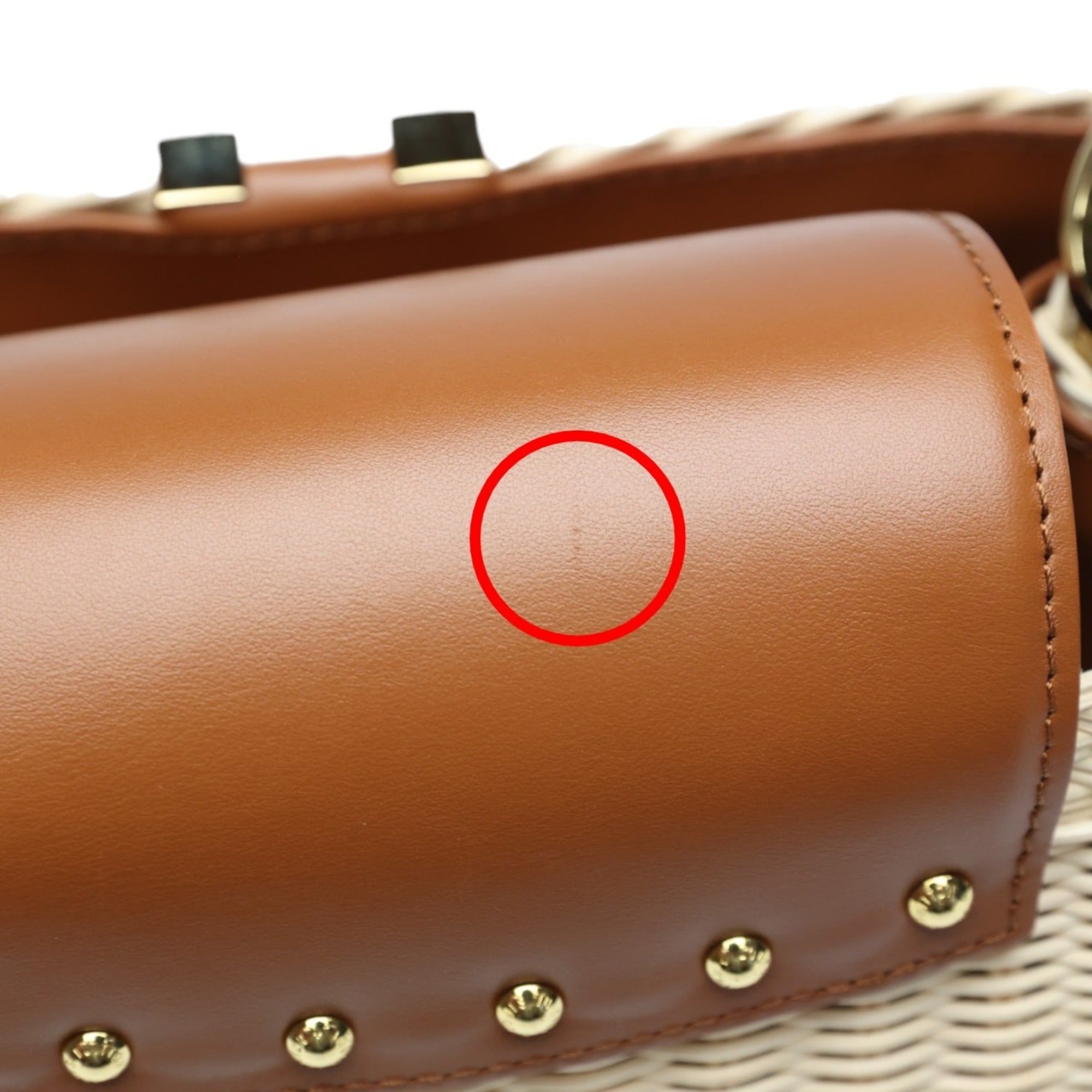 Louis Vuitton Beige Brown Leather Shoulder Bag