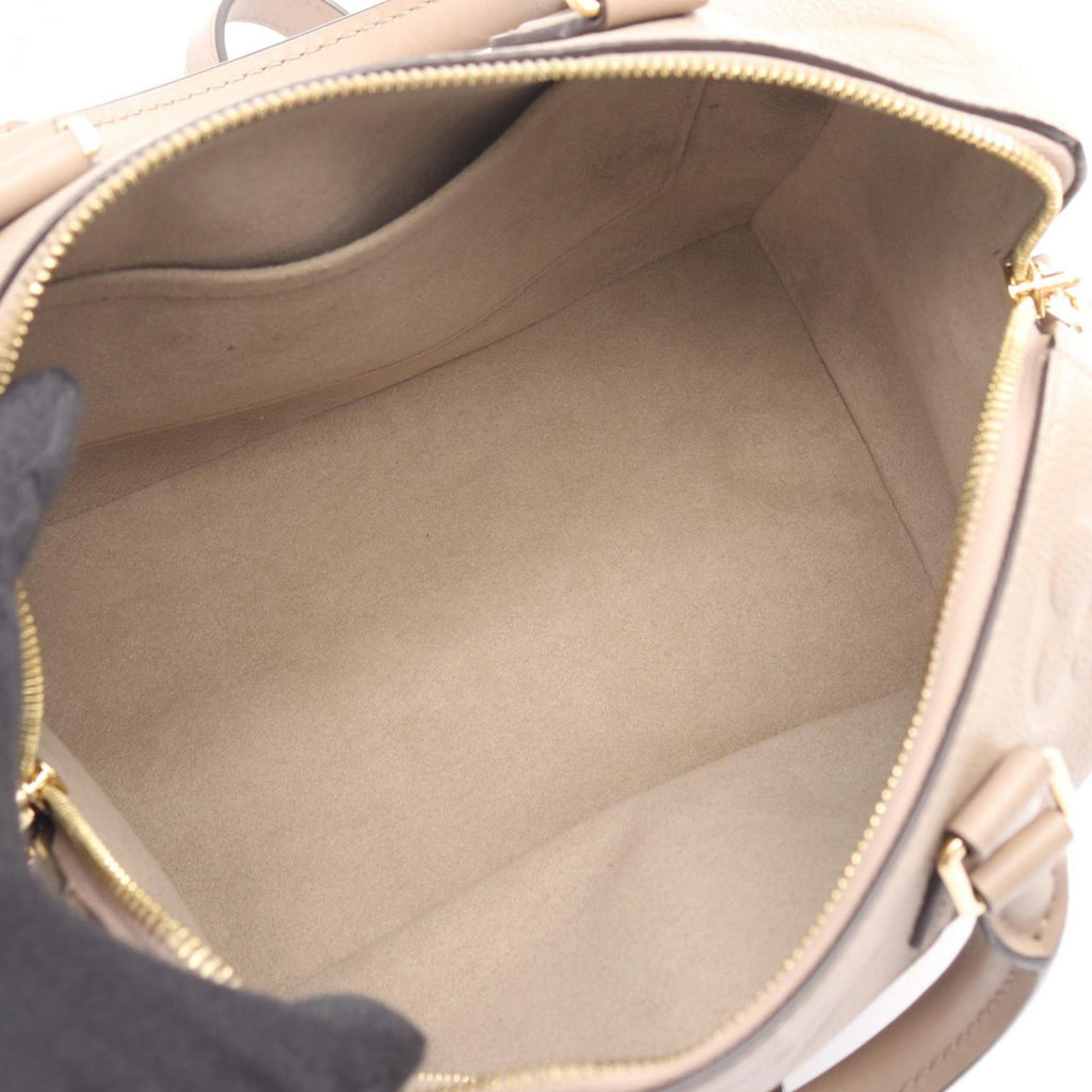Louis Vuitton Beige Tourterelle Monogram Empreinte Handbag