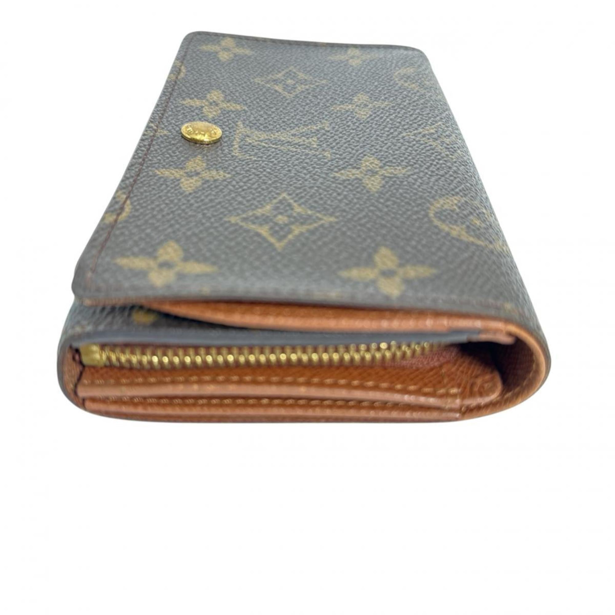 Louis Vuitton Brown Monogram Canvas Wallet