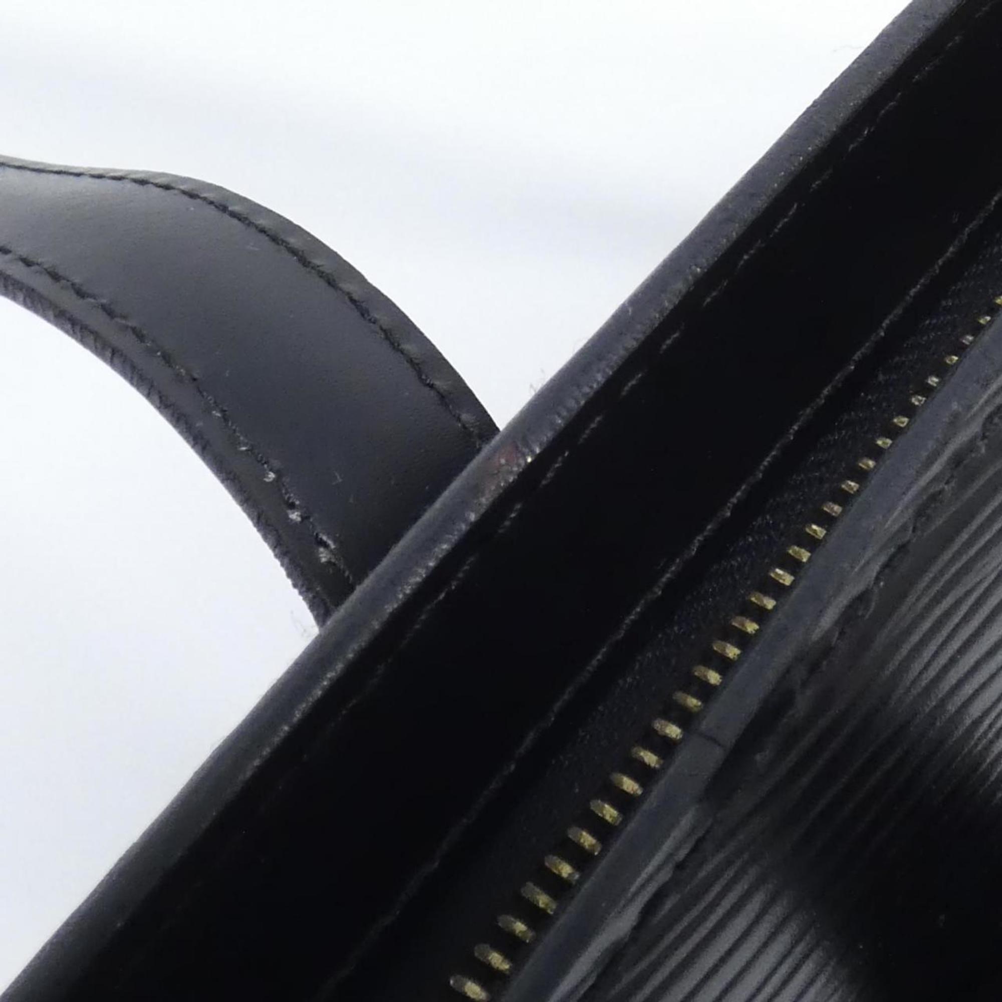 Louis Vuitton Black Leather Shoulder Bag