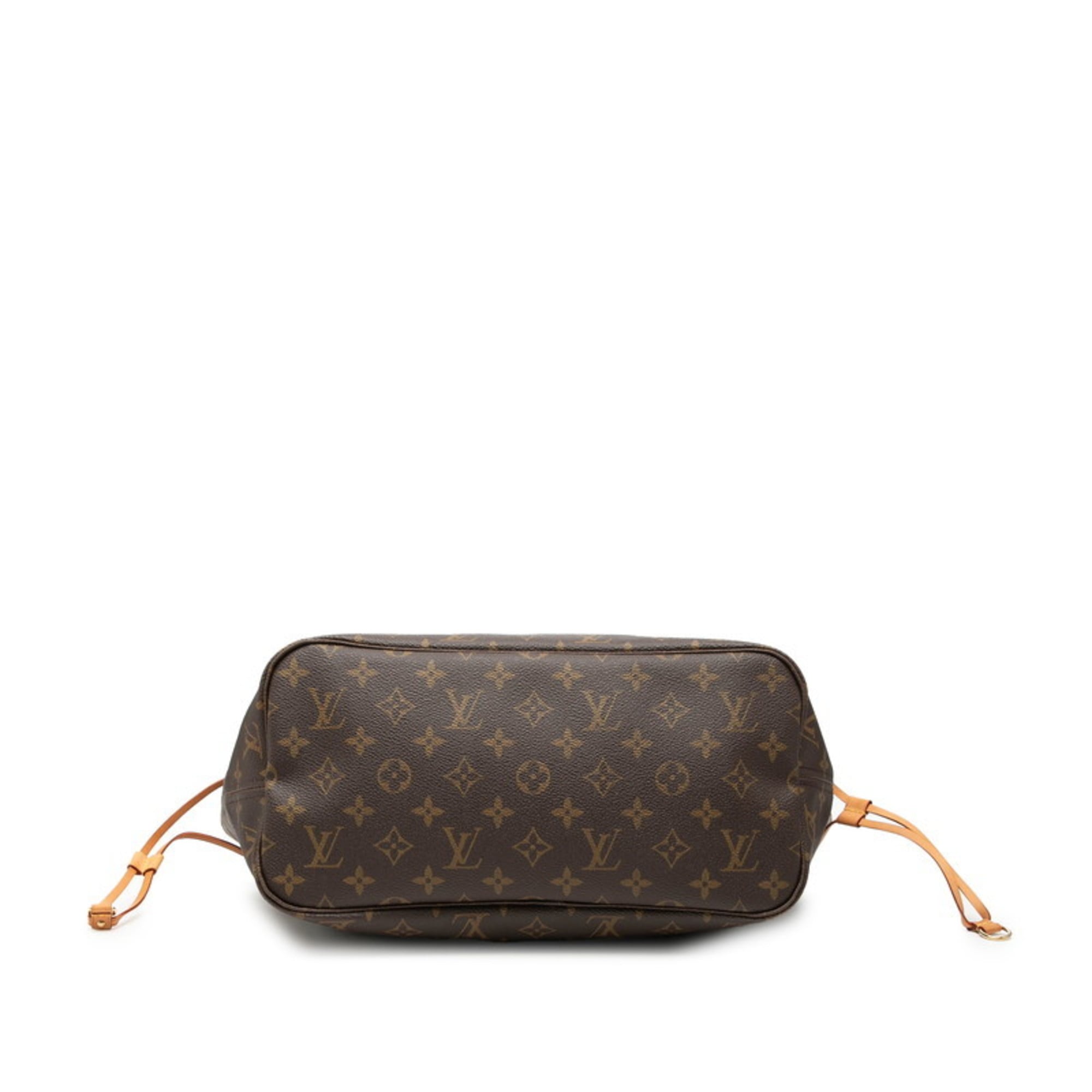 Louis Vuitton Brown Pvc Leather Shoulder Bag Tote Bag