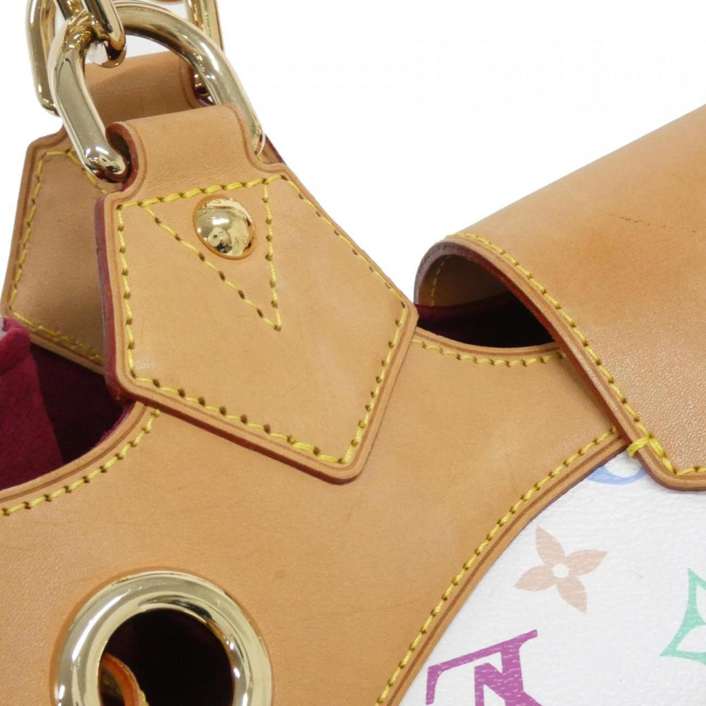 Louis Vuitton Multi-Color White Coated Canvas Shoulder Bag