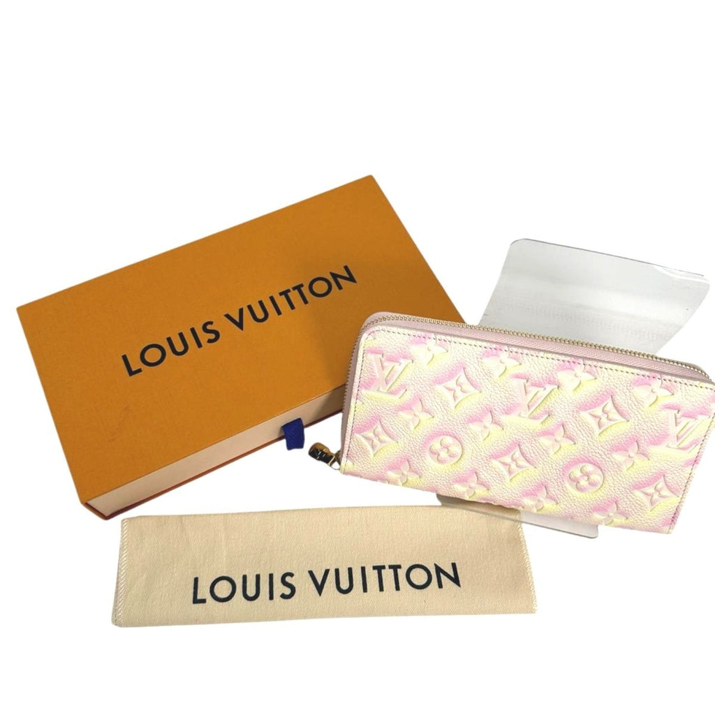 Louis Vuitton Monogram Empreinte Pink Monogram Empreinte Long Wallet