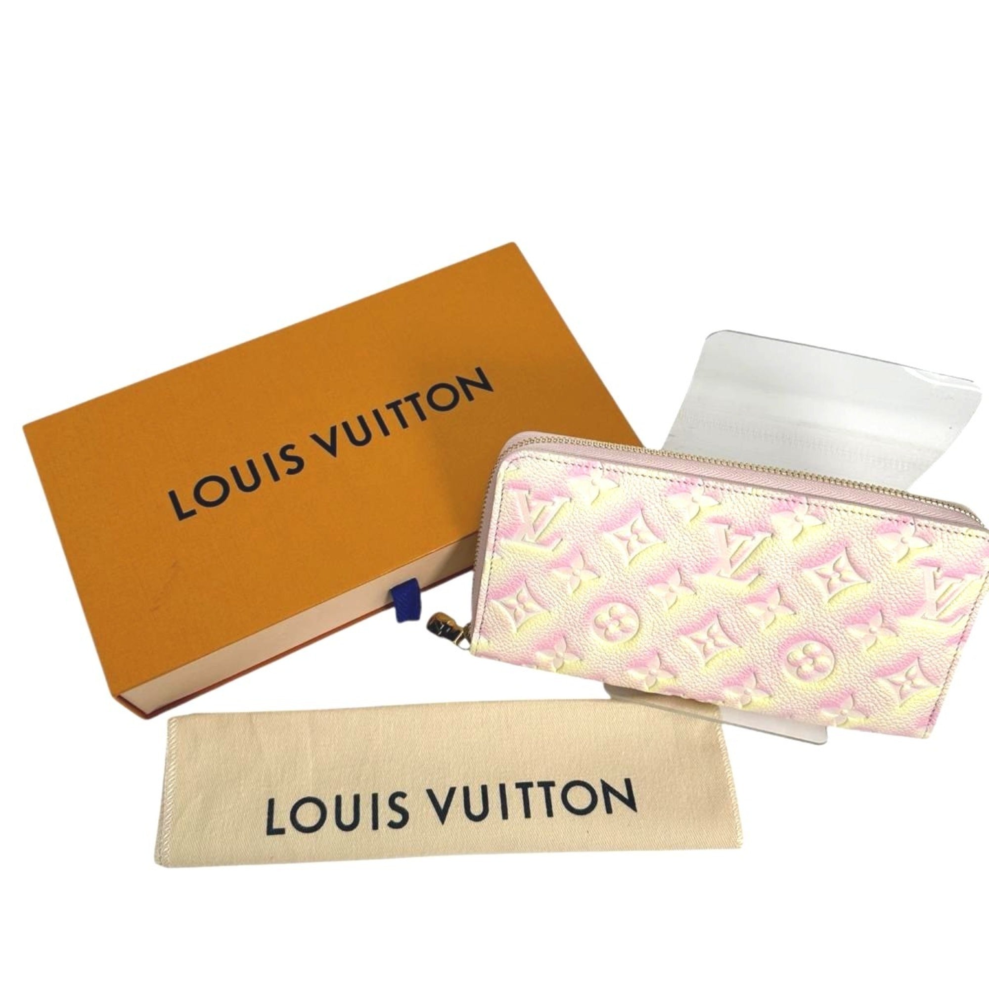Louis Vuitton Monogram Empreinte Pink Monogram Empreinte Long Wallet