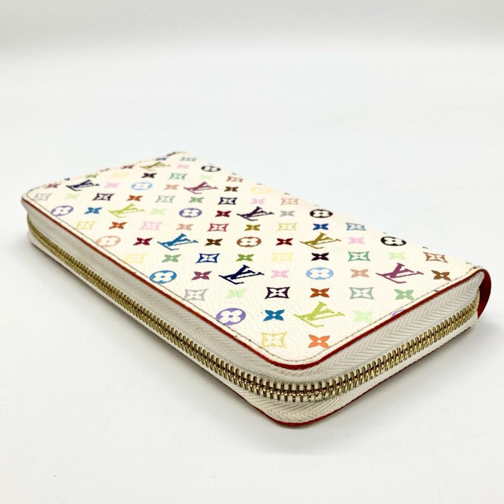 Louis Vuitton Blanc Monogram Multicolore Coin Purse/Coin Case