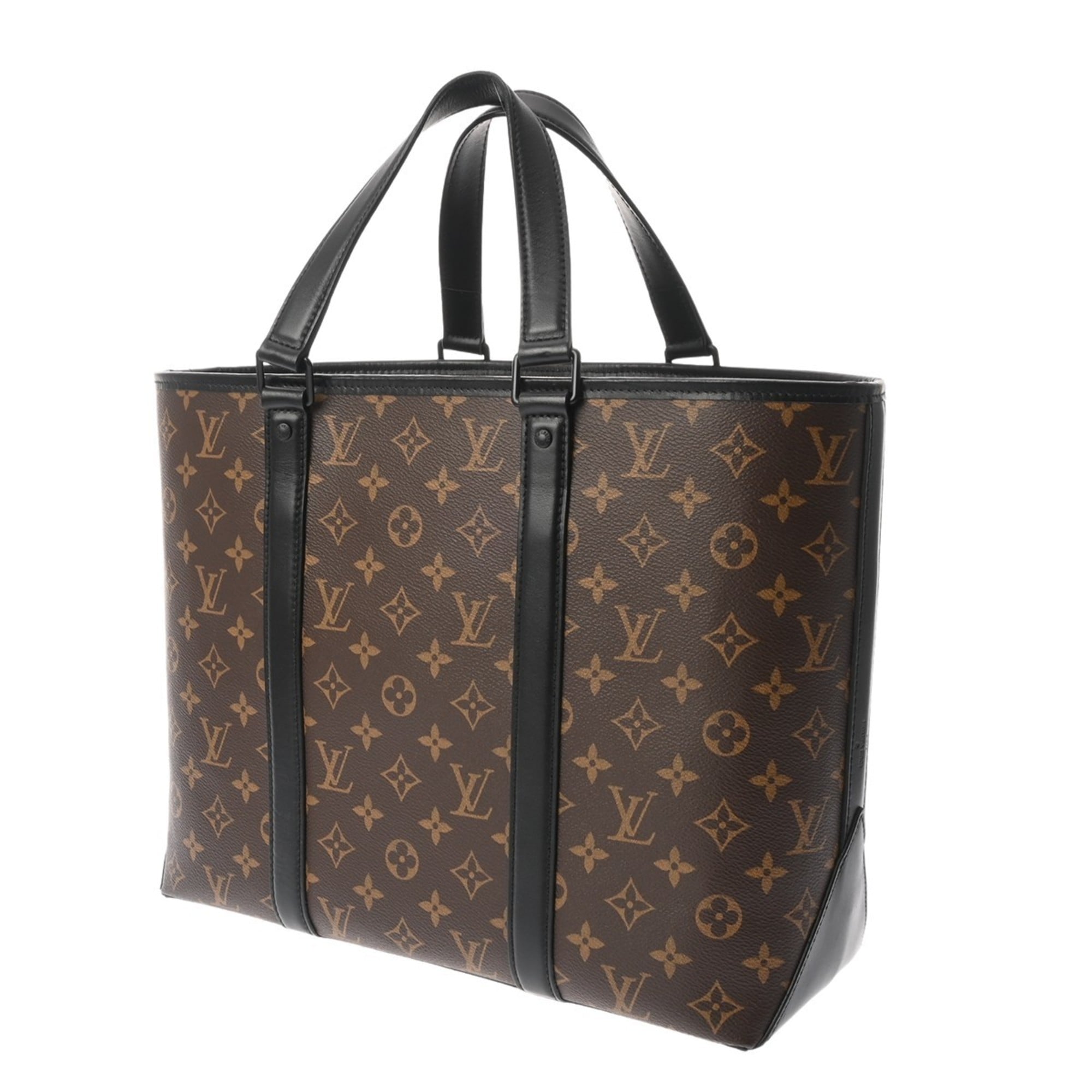 Louis Vuitton Brown Noir Monogram Pouch Tote Bag