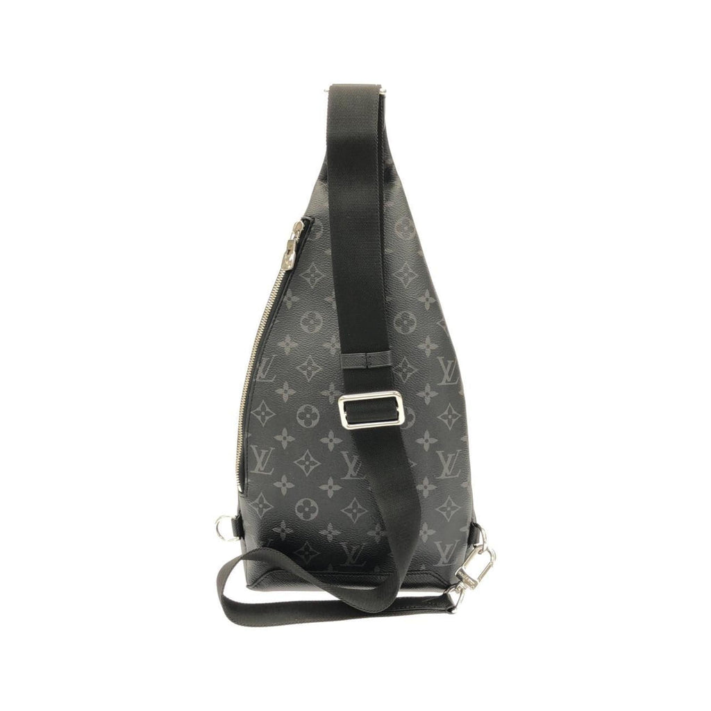 Louis Vuitton Black Coated Canvas Leather Shoulder Bag