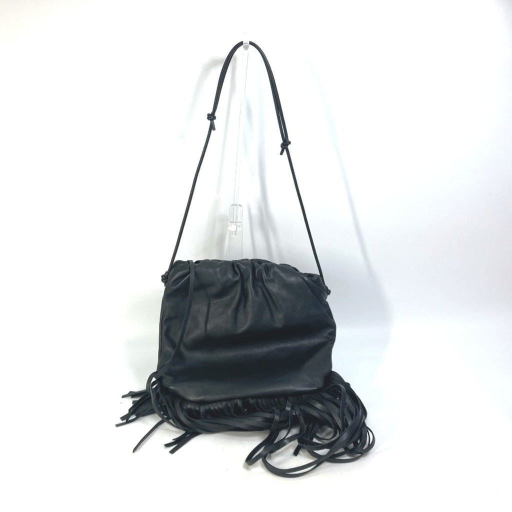 Bottega Veneta Black Leather Shoulder Bag