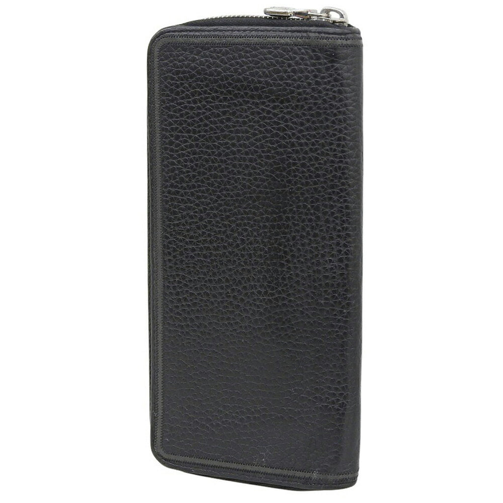 Louis Vuitton Black Leather Long Wallet