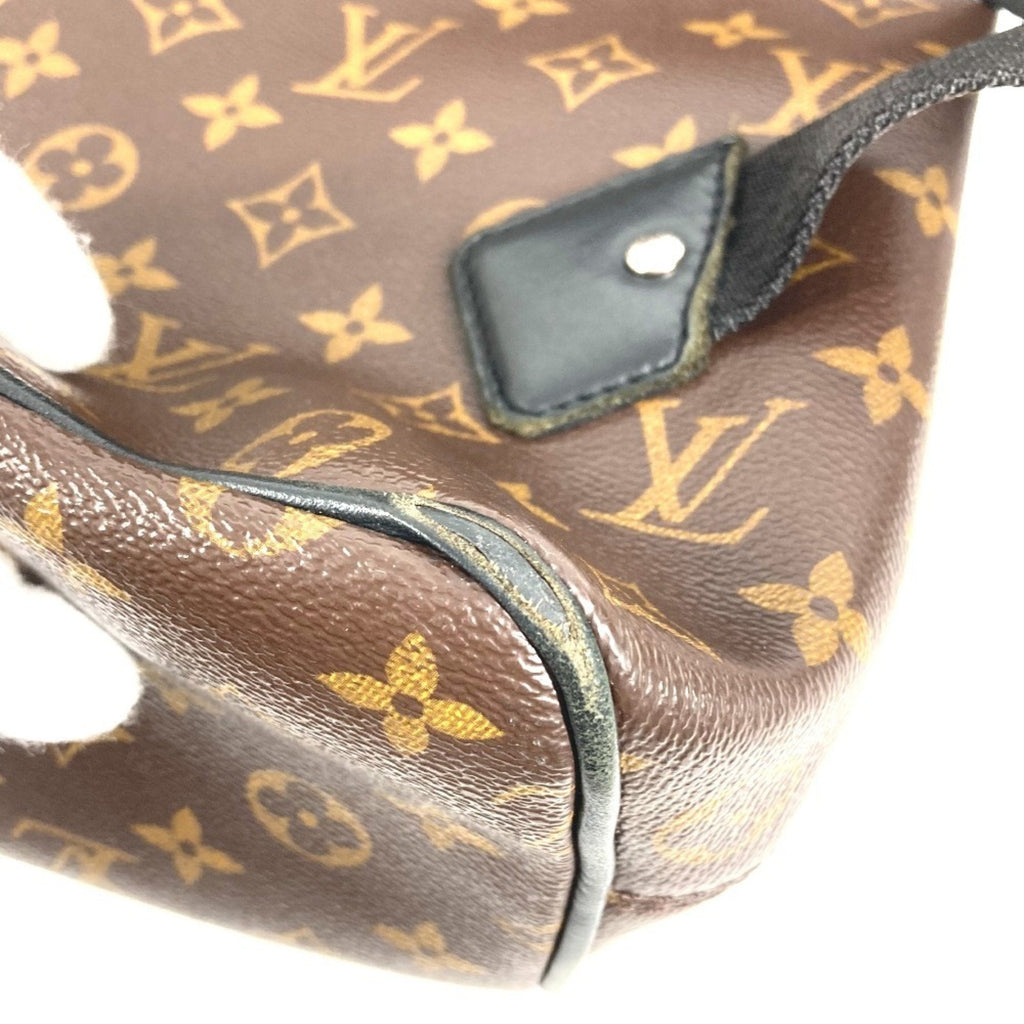 Louis Vuitton Black Brown Galle Monogram Backpack