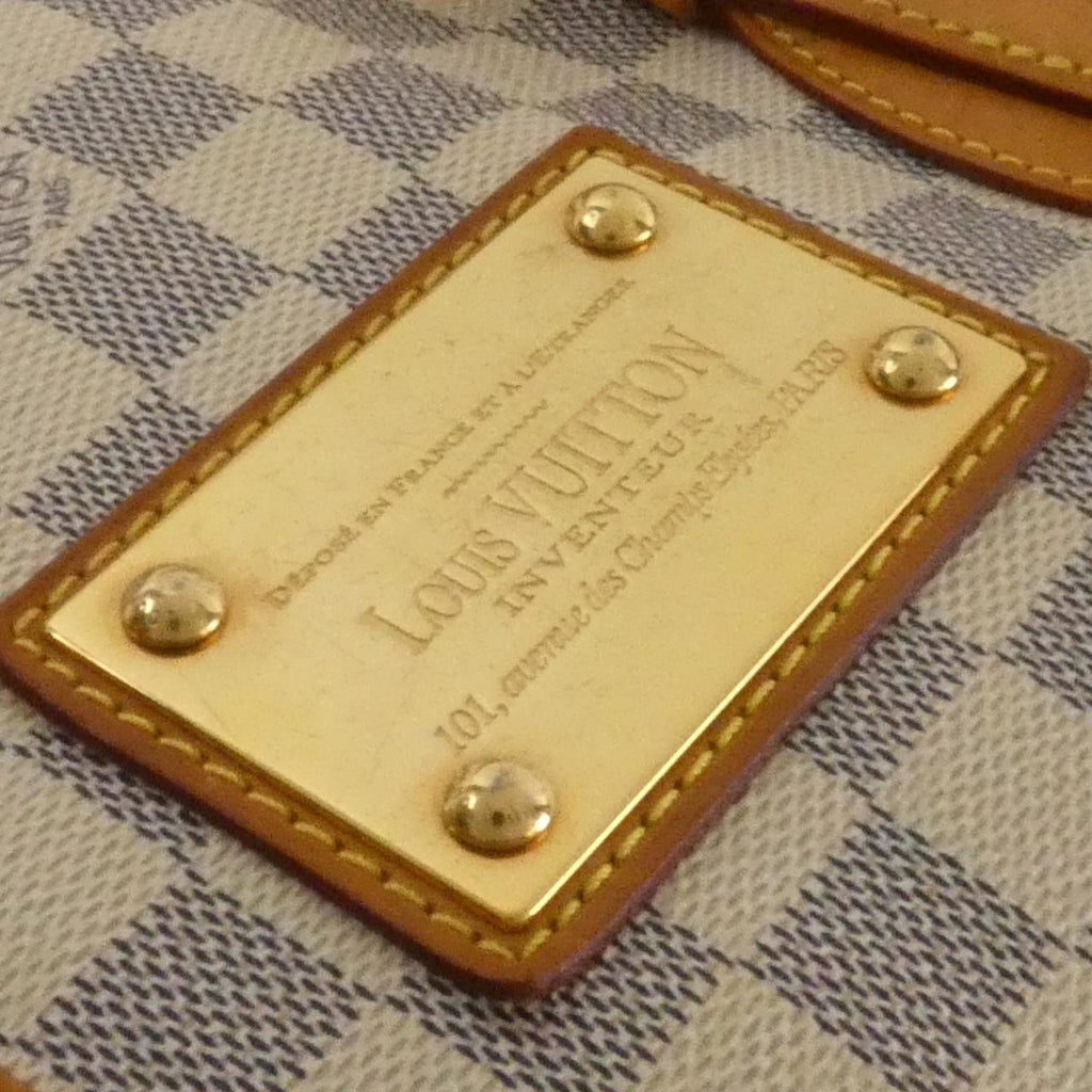 Louis Vuitton Damier Azur Azur Coated Canvas Handbag