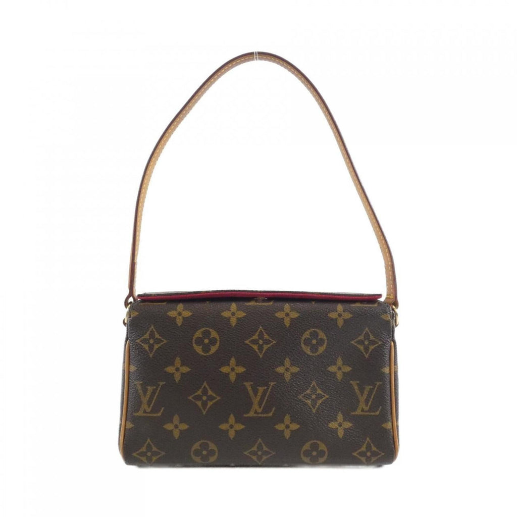 Louis Vuitton Marron Coated Canvas Handbag