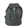 Prada Black Nylon Leather Backpack