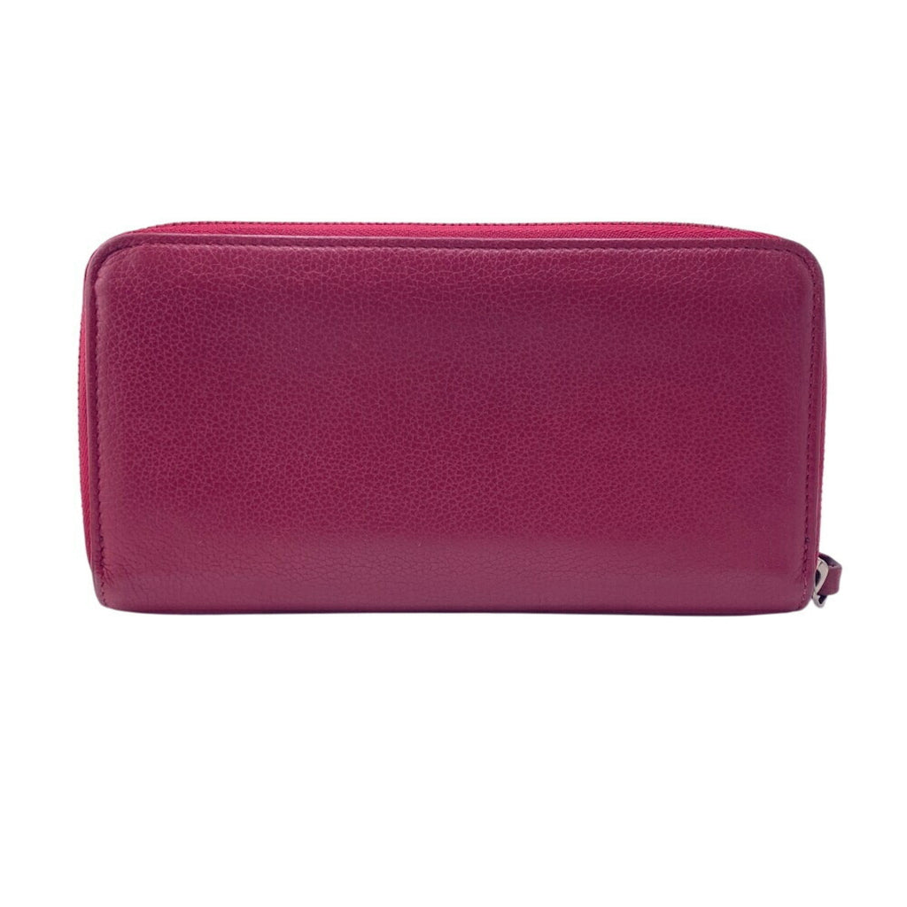 Louis Vuitton Wine Leather Long Wallet