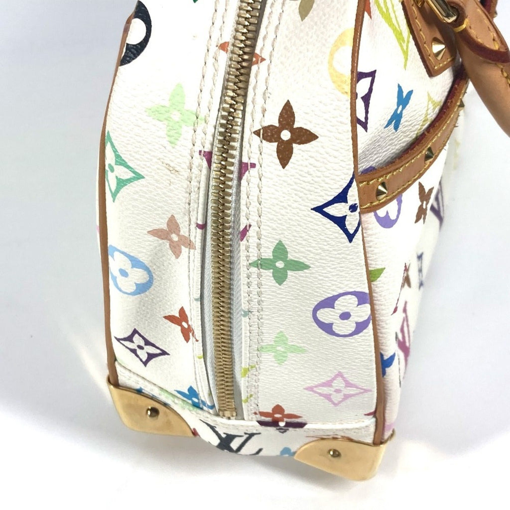 Louis Vuitton Monogram Multicolore Blanc White Monogram Multicolore Boston Bag Handbag