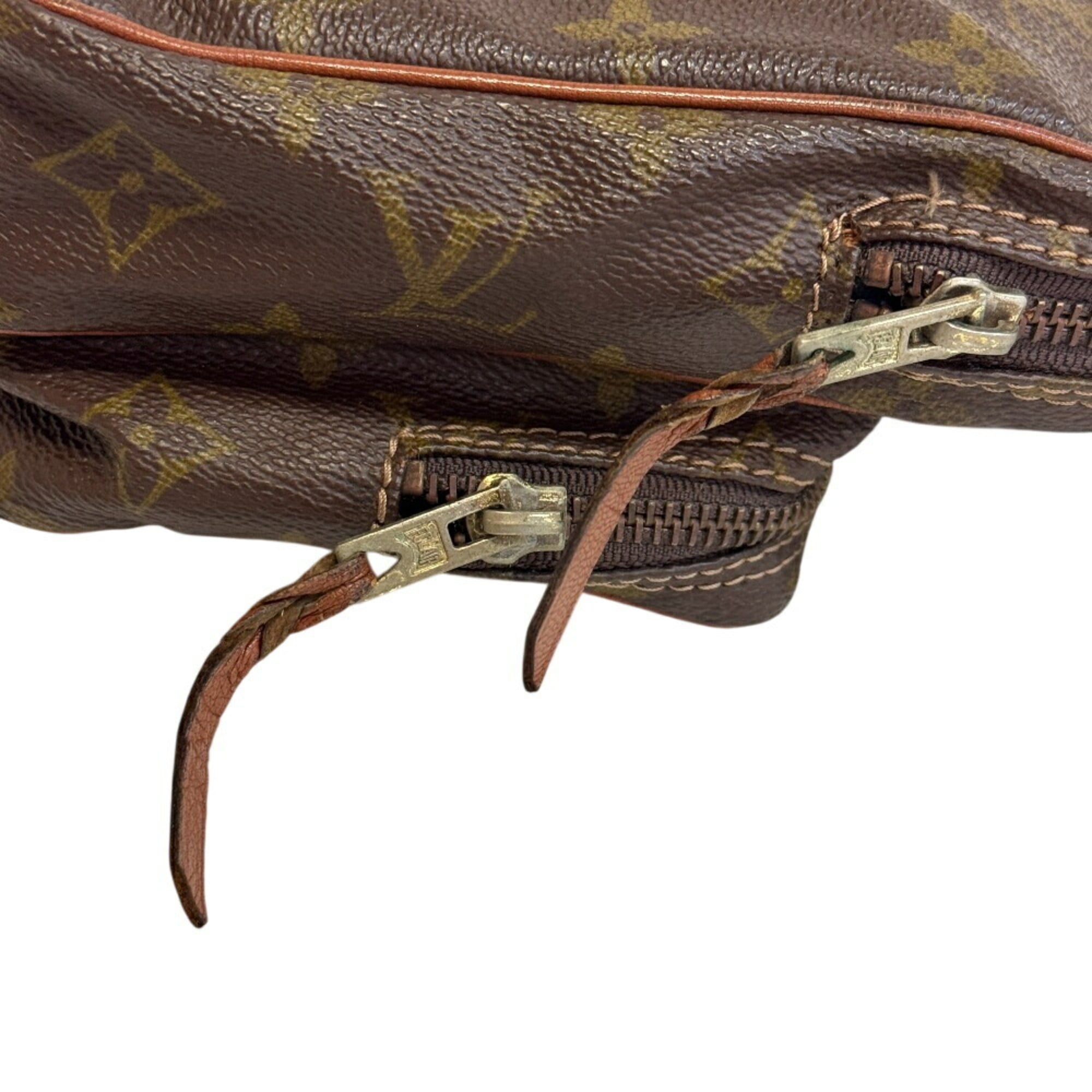 Louis Vuitton Brown Monogram Leather Shoulder Bag
