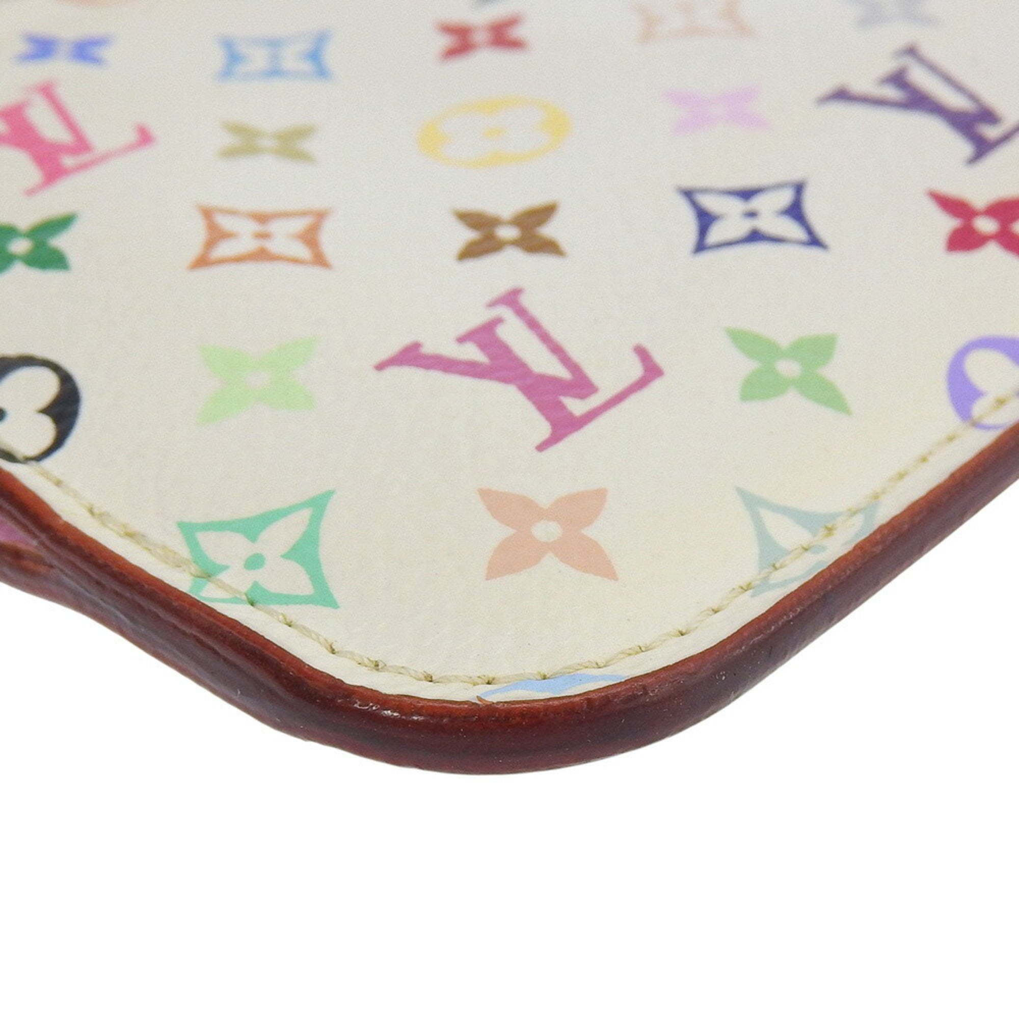 Louis Vuitton Blanc Monogram Multicolore Coin Purse/Coin Case