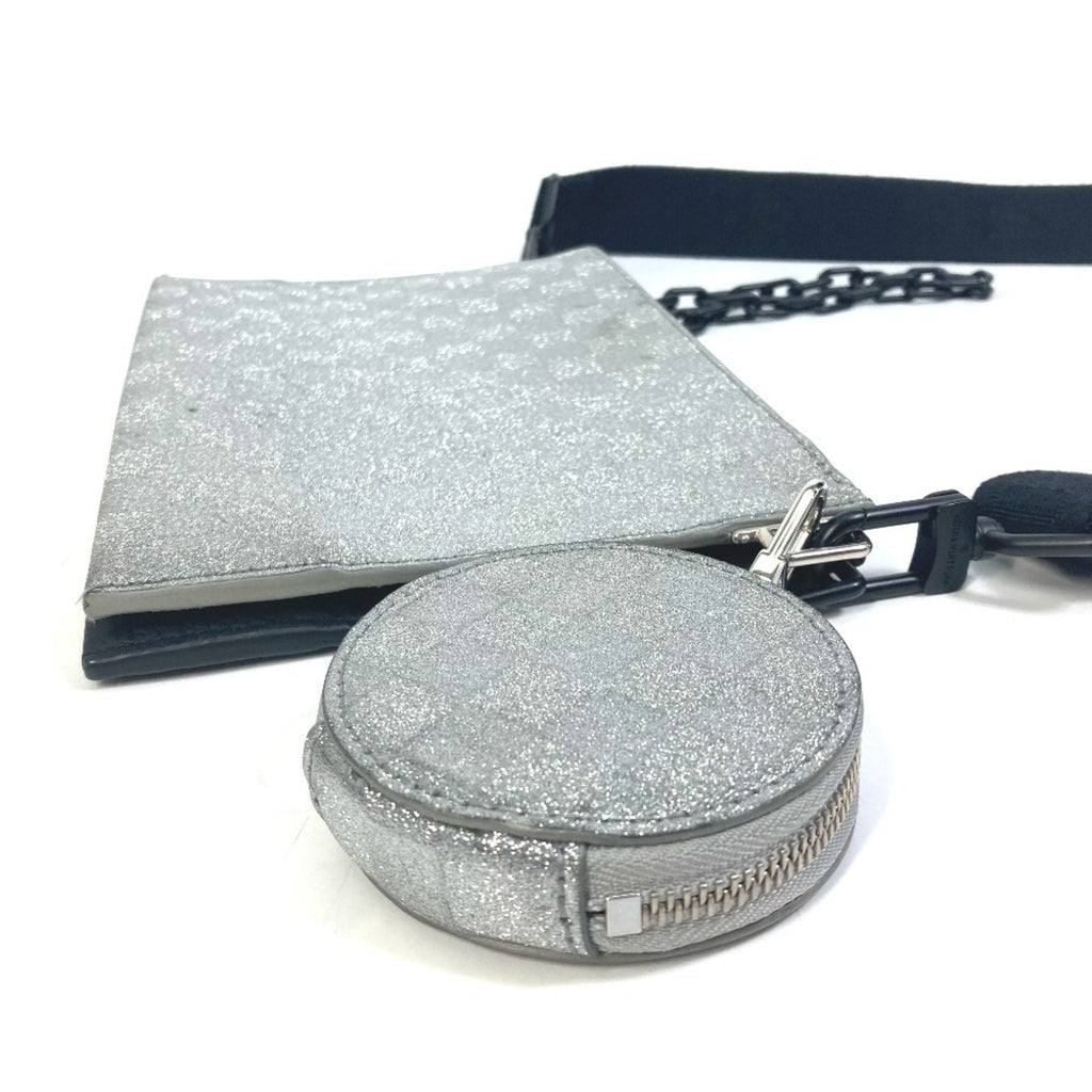 Louis Vuitton Black Silver Leather Shoulder Bag